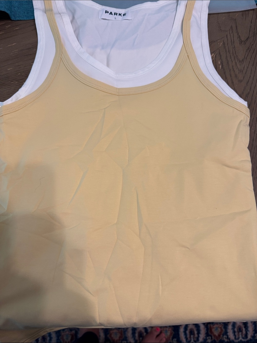 Parker Sleeveless Tank Top - Cream